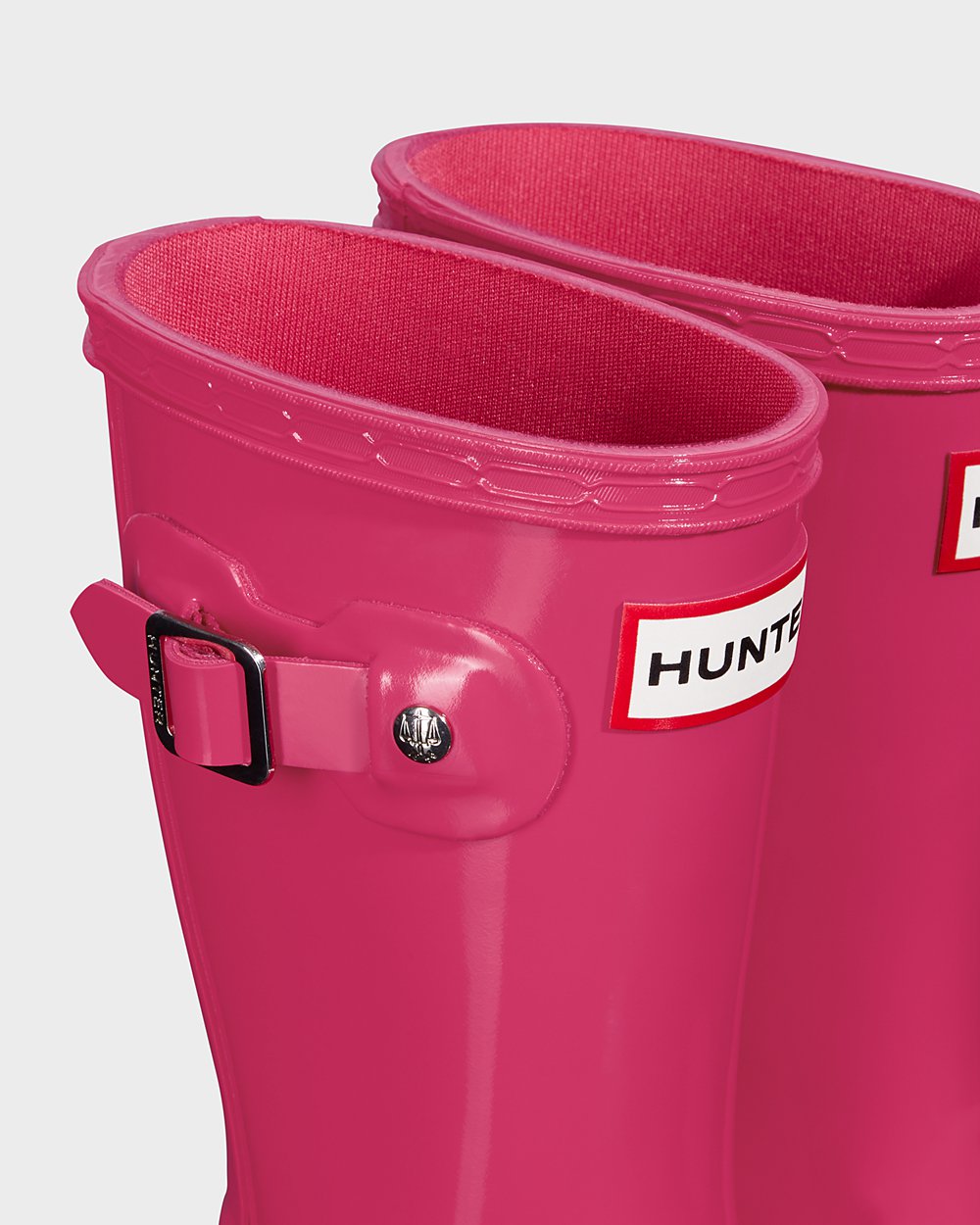 Kids Rain Boots - Hunter Original Little Gloss (63CGMHAPW) - Light Pink